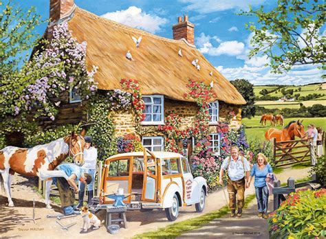 Ravensburger The Country Cottage Jigsaw Puzzle (100 Extra Large XXL Pi – PDK