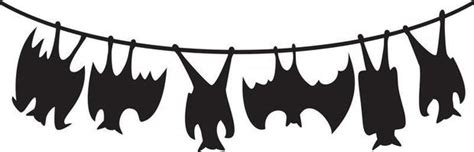 Hanging Bats Clipart