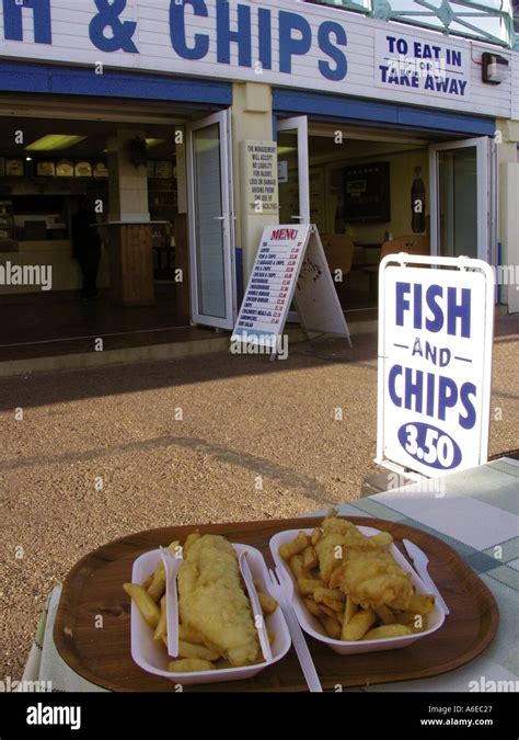 brighton fish chips shop Stock Photo - Alamy