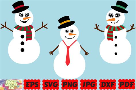 Snowman SVG | Christmas Snowman SVG Graphic by DigitalDesignsSVGBundle · Creative Fabrica