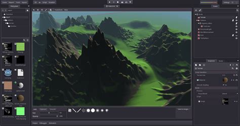 Alternatives and detailed information of Godot_terrain_plugin - GitPlanet