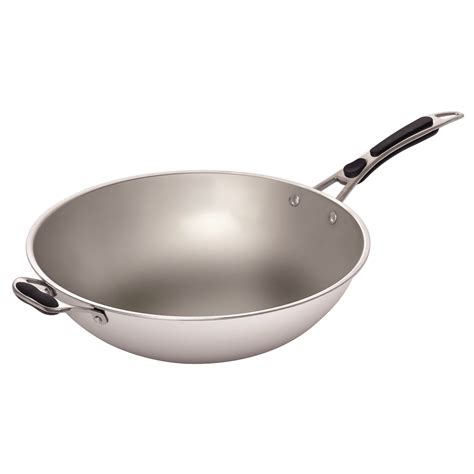 Chef King Stainless Steel Wok Pan For All Induction Wok Cookers