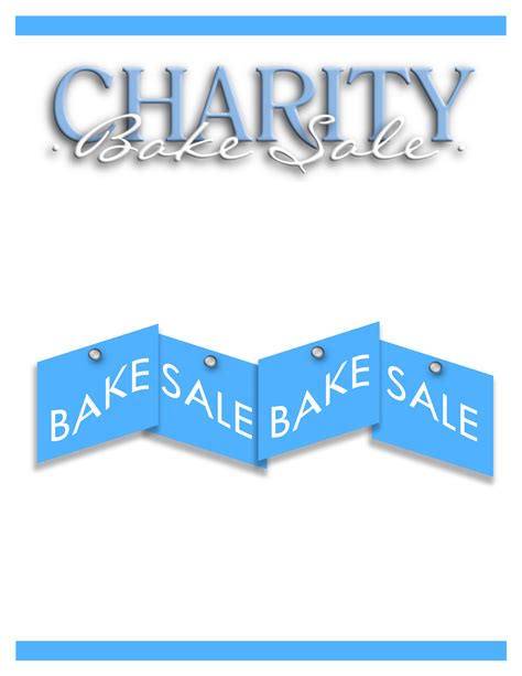 Charity Bake Sale | Bake Sale Flyers – Free Flyer Designs