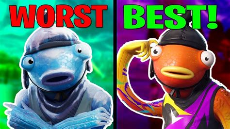 Ranking Every Fishstick Styles And Skins In Fortnite - YouTube