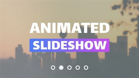 Animated Images Slider Using Swiper.js - YouTube