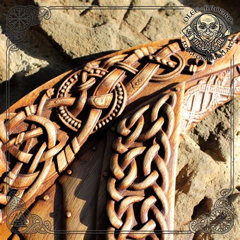 Wood Carved Drakkar Viking Boat Wooden Plaque Norse Home - Etsy