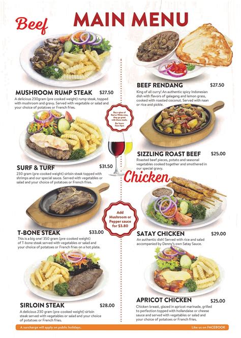 Dennys Dessert Menu Nz