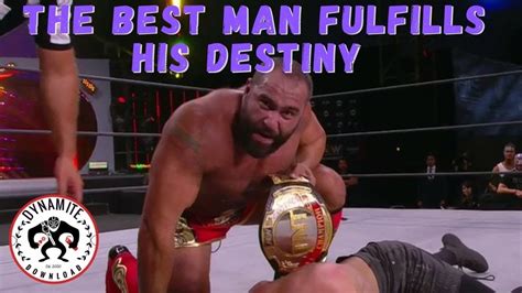 The Best Man Miro Fulfills His Destiny - THE NEW AEW TNT CHAMPION | AEW ...