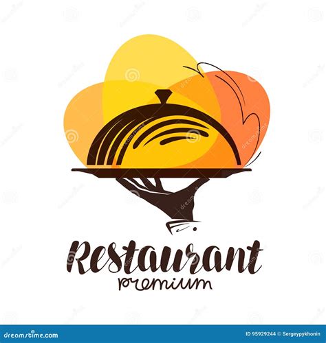 Restaurant Logo. Icon Or Symbol For Design Menu Eatery, Canteen Or Cafe. Vector Illustration ...