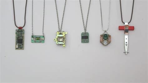 Jewelry Made From Old Computer Parts : r/pics