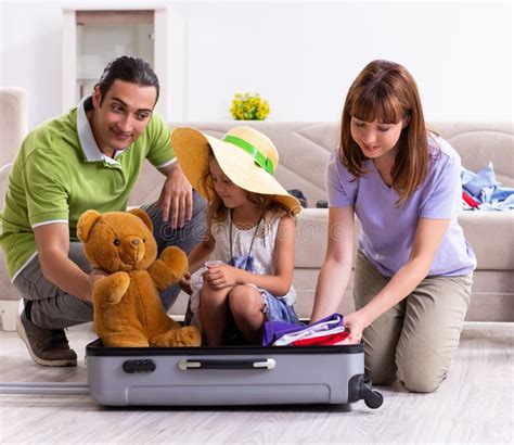 Happy Family Planning Vacation Trip Stock Photo - Image of together, house: 272133396