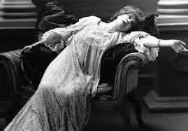 The fainting state of the Victorian Lady.