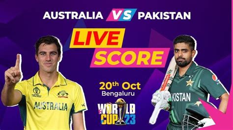 Pakistan vs Australia live score, ICC World Cup 2023 - International - geosuper.tv