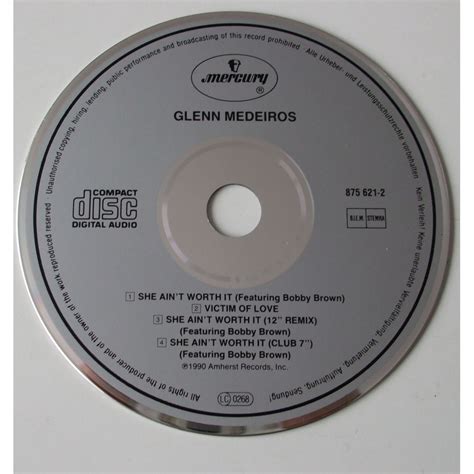 She ain't worth it by Glenn Medeiros, CDS with dom88 - Ref:116186965