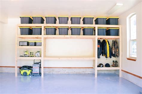 DIY Garage Shelves — Modern Builds