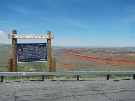 Red Canyon Wildlife Habitat Management Area Historical Marker