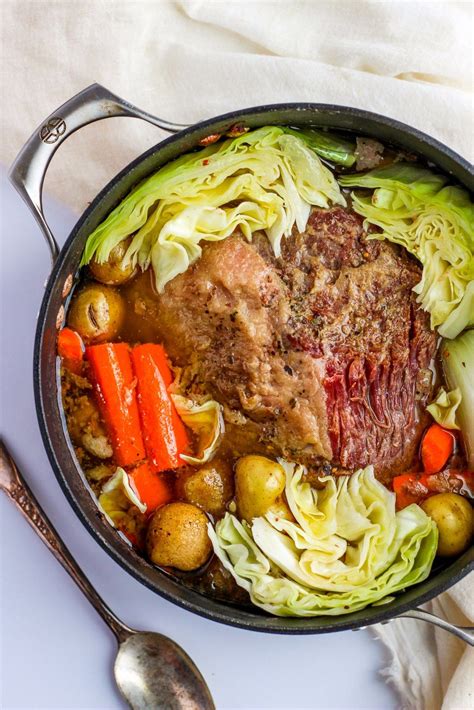 Corned Beef and Cabbage - the classic Irish meal is easy to make and delicious! #irish # ...