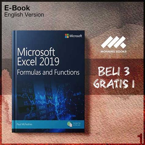 Microsoft Excel 2019 Formulas and Functions – Morning Store