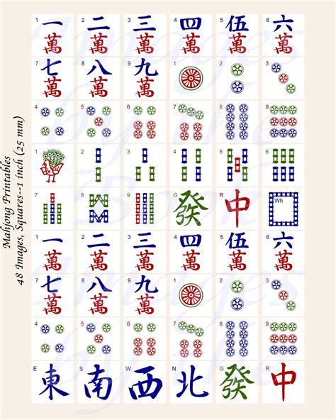 Mahjong Rules Printable | Mahjong tiles, Mahjong, Mahjong tile