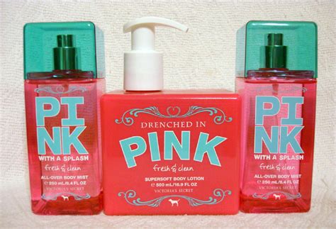 Victorias Secret Pink Fresh & Clean Body Mist x 2 Super Soft Body Lotion x 1 - Mixed Items