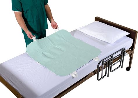 Patient Aid 34 x 36 Positioning Bed Pad with Handles, Incontinence ...