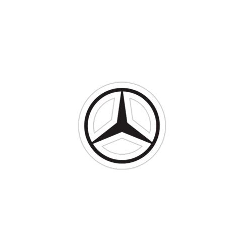 Mercedes Benz Logo Sticker - Etsy