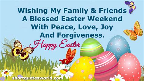 Wishing all my family and friends the blessing of Easter – Short Quotes ...