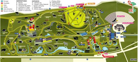 Map of Zoo Plzeň - 2018