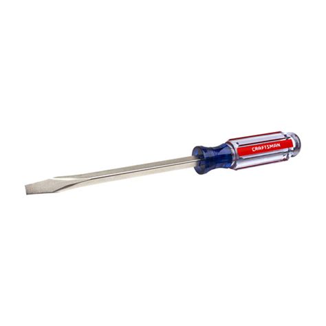 CRAFTSMAN Steel Flat Blade Screwdriver - 5/16" x 6" - Blue/Red CMHT65030 | RONA