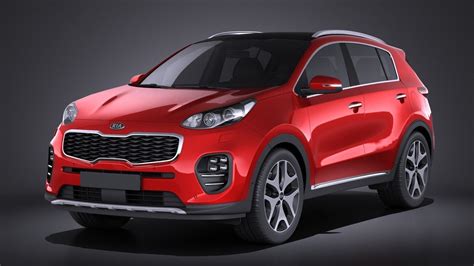 KIA Sportage 2017 3D model | CGTrader