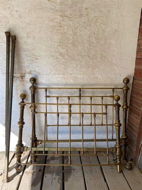 IC4570 - Antique Brass Double Bed Frame - Legacy Vintage Building ...