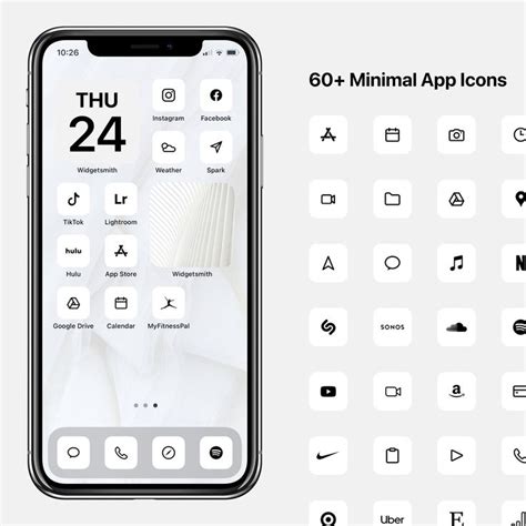 Minimalist App Icons Ios