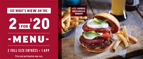 New: Applebee's 2 for $20 Menu!