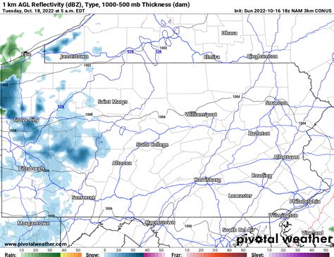 First Snow & Freeze of Season Coming to Parts of Pennsylvania - Winter Weather