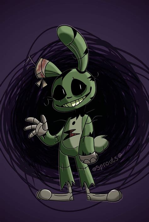 Green withered rabbit ☉•• | Five Nights At Freddy's Amino