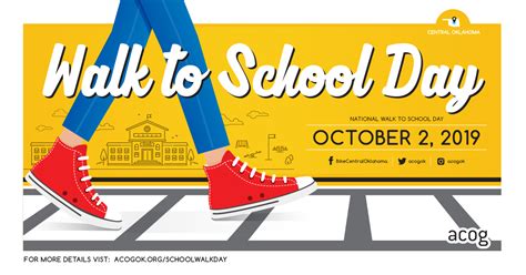 Walk to School Day is October 2, 2019! - ACOG