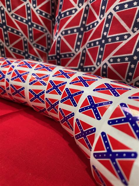 Confederate Flag Small Stickers - Rebel Nation