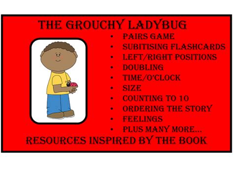 The Grouchy Ladybug | Teaching Resources