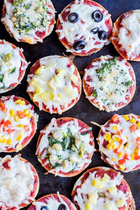 Mini Pizza Bagels (Plus kid friendly topping ideas!) - Sprouting Wild Ones