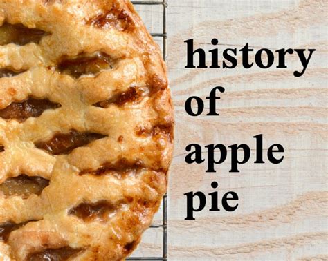 History of Apple Pie - Just A Pinch