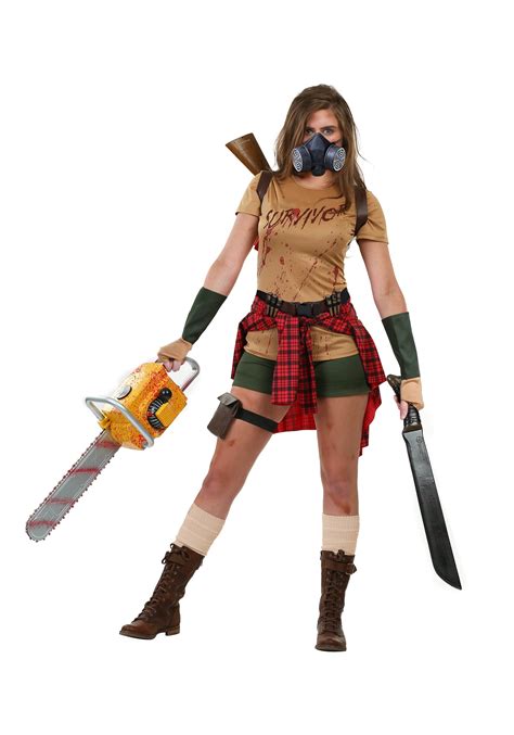 Ladies Zombie Survivor Costume