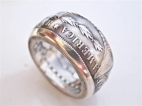 O'Shea Coin Rings: Morgan Dollar Coin Ring 1881