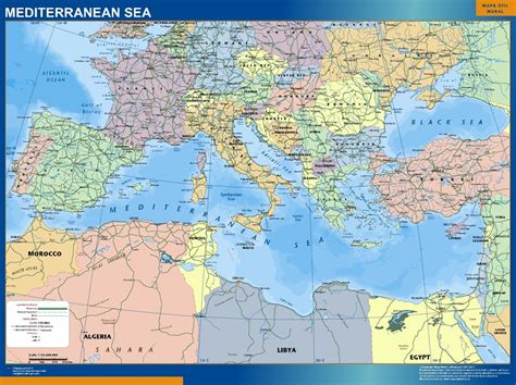 mittelmeer landkarte politisch englisch bei Netmaps Karten Deutschland