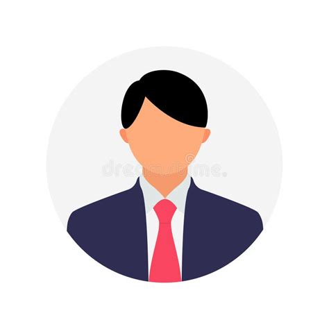 Unknown Man Profile Avatar Vector, Male Profile Office Icon Stock Vector - Illustration of ...