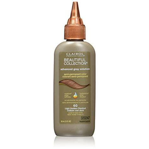 Clairol Beautiful Collection Advanced Gray Solution Hair Color, 3 fl oz ...