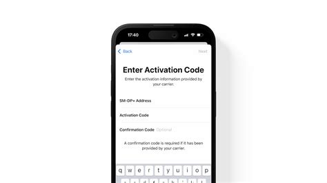 How To Activate an eSIM with Activation Code and SM-DP+ Address on iPhone