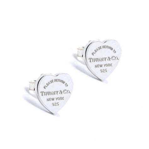 Tiffany & Co. Return to Tiffany Mini Heart Tag Earrings– Oliver Jewellery