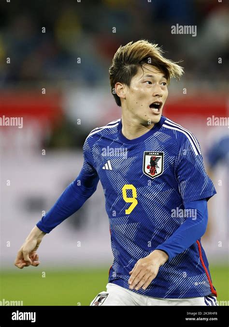 DUSSELDORF - Kyogo Furuhashi of Japan during the international friendly ...