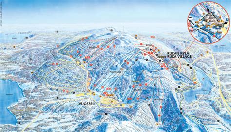 Ruka Piste Map | Plan of ski slopes and lifts | OnTheSnow