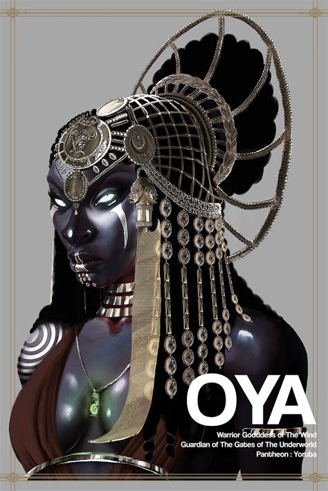 Oya fierce warrior goddess of the wind christopher pompey – Artofit